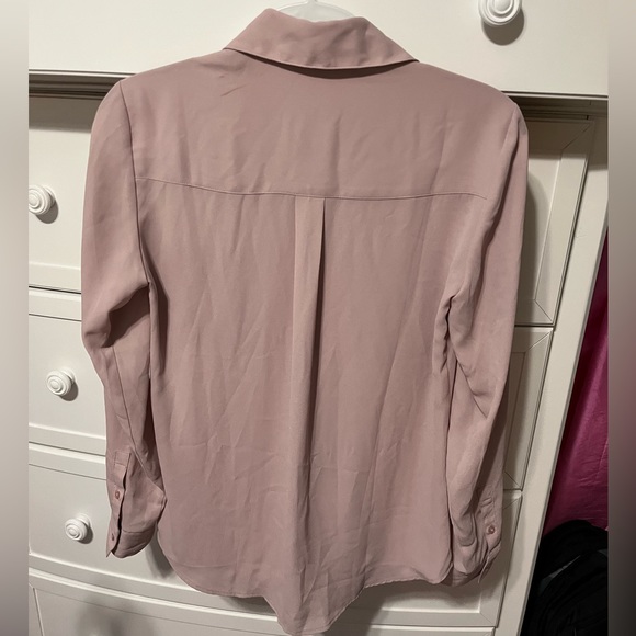 V NECK BUTTON DOWN - Picture 3 of 5